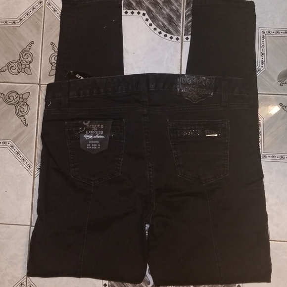 Express Jeans Express Rerock Black Jean Legging Nwt 2 Poshmark